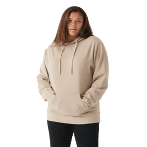 tan hoodie with kangaroo pocket