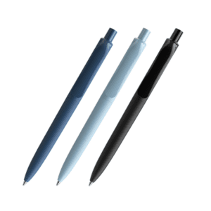 blue and black click pens 